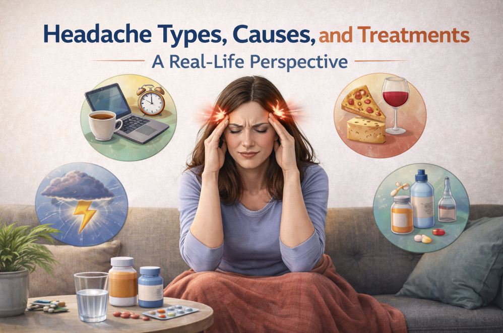 Headache Types, Causes, and Treatments: A Real-Life Perspective
